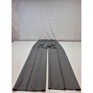 Zignone Dress Pants Mens 36x36 Gray Wool Pleated Made In Italy Unhemmed NWT